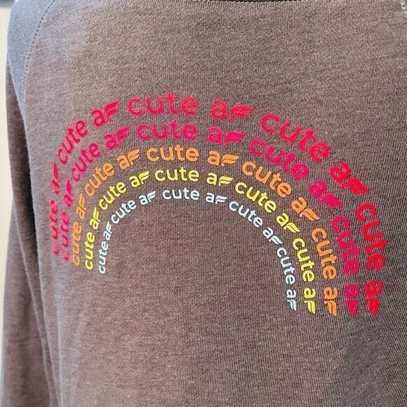 2/$25 RARE Fabletics Cute AF back detail boatneck sweatshirt - Picture 5 of 7